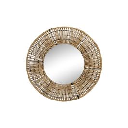 Espejo de pared DKD Home Decor Marrón Natural Urbano 60 x 6 x 60 cm Precio: 92.50000001. SKU: S3039477