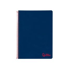 Cuaderno Espiral Liderpapel A4 Wonder Tapa Plastico 80H 90 gr Pauta Estrecha 2,5 mm Con Margen Color Azul Marino Cuaderno Espiral Liderpapel A4 Wonder Tapa Plastico 80H 90 gr Pauta Estrecha 2,5 mm Con Margen Color Azul Marino