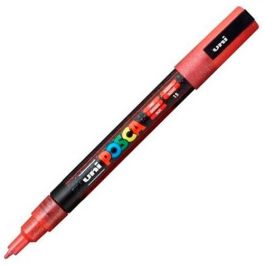 POSCA PC-3Ml Marcador de Pintura No Permanente, Punta Cónica 0,9 - 1,3 mm, Rojo Purpurina Precio: 3.50000002. SKU: B17B25GDX5