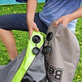 BESTWAY Colchón Hinchable Camping Pavillo Roll & Relax 188x99x22 cm con Bolsa Inflable