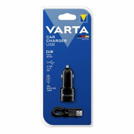 Varta 57931101401 Cargador de Automóvil 2xUSB 12V con Cable USB Varta 57931101401 Cargador de Automóvil 2xUSB 12V con Cable USB