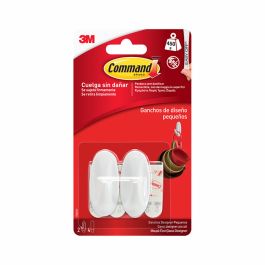 Gancho para colgar 3M 450 g Blanco (2 Unidades) Gancho para colgar 3M 450 g Blanco (2 Unidades)