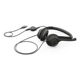 Logitech H390 Auriculares USB-C para PC/Portátil, Micrófono con Supresión de Ruido, Negro, Conexión por Cable