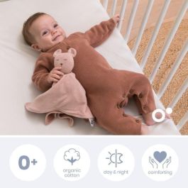 doomoo You&Me Baby Comforter - Edredón Reversible y reconfortante - Provisto de 2 Cuerpos para Transportar el Olor de los Padres, Rosa