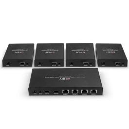 Lindy 70m Cat.6 4 Port HDMI 4K60 Splitter Extender Lindy 70m Cat.6 4 Port HDMI 4K60 Splitter Extender
