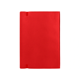 Liderpapel Libreta Similpiel A7 120 Hojas 70gr Cuadriculada Rojo