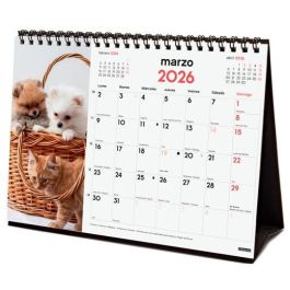 Finocam S-210x150 mm Calendario de Sobremesa para Escribir 2026 Imágenes Perros y Gatos, Planificador Anual Espiral Precio: 5.50000055. SKU: B1A6928QZ5