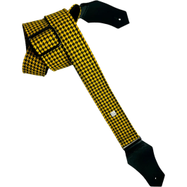 GETM Correa Guitarra Bajo Hounds Tooth Yellow Ajustable Nailon Piel Polyester Alta Calidad 165 cm Precio: 68.4999997. SKU: B17TM64PJ9