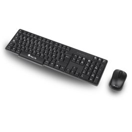 Teclado y Ratón NGS EUPHORIA KIT Negro Qwerty Español Inalámbrico Teclado y Ratón NGS EUPHORIA KIT Negro Qwerty Español Inalámbrico
