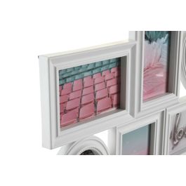 DKD Home Decor Marco Multifoto Romantico Blanco 3 x 37 x 59 cm