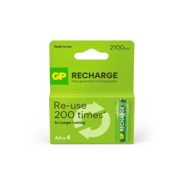 Gp Pilas Recargables AA 2100 mAh Blister 4 Unidades Precio: 9.78999989. SKU: B1A5X8WGJY