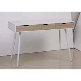 Mesa de Escritorio Eurosilla UCLA - 50 x 75 x 110cm / Acabado Blanco y Roble Mesa de Escritorio Eurosilla UCLA - 50 x 75 x 110cm / Acabado Blanco y Roble