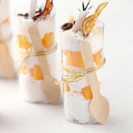 Algon Set 12 Cucharas de Café de Madera 13.8 cm (24 Unidades)