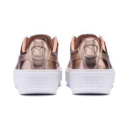 Zapatillas Deportivas Mujer Puma Basket Platform Trace Luxe Marrón 38
