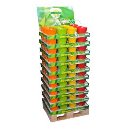 Vela citronela antimosquitos con recipiente metalico 230 g ø12,5x11cm