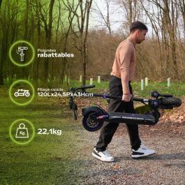 Patinete eléctrico - URBANGLIDE - ECROSS ONE - 800 W - 10 neumáticos - Máx. 25 km/h - Autonomía hasta 50 km