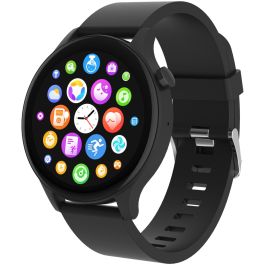Denver Smartwatch SWC-338B Reloj Inteligente Pantalla Táctil Monitor de Ritmo Cardíaco Bluetooth 5.3 Resistente al Agua IP67 Negro