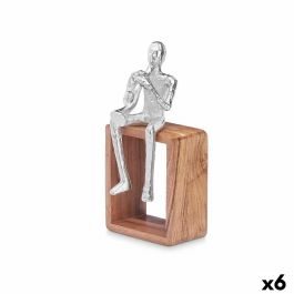 Figura Decorativa Saxofón Plateado Madera Metal 13 x 27 x 13 cm Precio: 64.49999985. SKU: B182Y86XAM