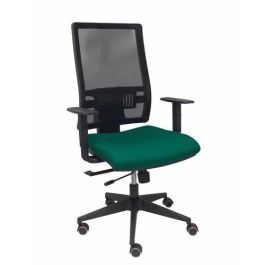 Silla Piqueras Y Crespo Horna Brazos Regulables Mecanismo Traslack Altura Y Apoyo Lumbar Regulable Rueda Parquet Respaldo Malla Negra Transpirable Y Asiento Tapizado Bali Verde Botella Precio: 224.4999999. SKU: B1EPTYJVJW