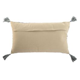 Cojin DKD Home Decor Azul Beige 15 x 60 x 36 cm