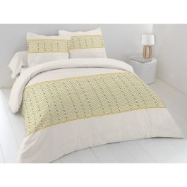 HOME LINGE PASSION Juego Nórdico Nat - 3 Piezas - 260 x 240 - 100% Algodón 57 Hilos - Miel HOME LINGE PASSION Juego Nórdico Nat - 3 Piezas - 260 x 240 - 100% Algodón 57 Hilos - Miel