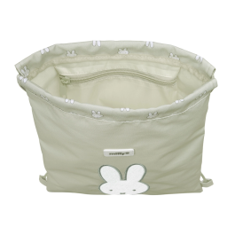 Bolsa Mochila con Cuerdas Miffy Niebla Gris 26 x 34 x 1 cm