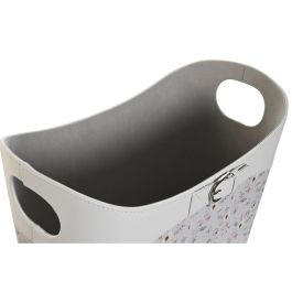 Revistero DKD Home Decor Azul Blanco Gris Rosa claro Poliuretano PVC 39 x 21 x 34 cm (2 Unidades) Revistero DKD Home Decor Azul Blanco Gris Rosa claro Poliuretano PVC 39 x 21 x 34 cm (2 Unidades)