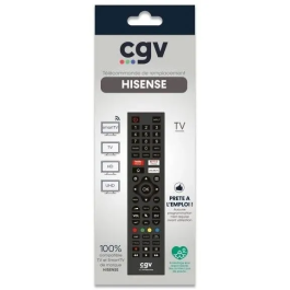 Hisense CGV3322103009702 Mando a distancia de repuesto para televisores Hisense - Sin programación - Listo para usar