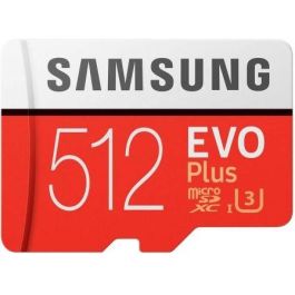 TARJETA MICROSD XC + ADAPTADOR SAMSUNG EVO PLUS - 512GB - CLASE 10 - 100MB/S