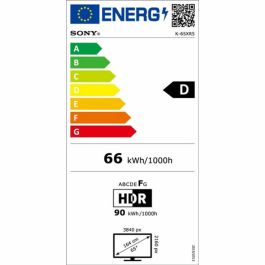 Smart TV Sony K65XR55B 65" 4K Ultra HD ULED HDR WiFi Miracast DVB-T2 Google Assistant DVB-S2