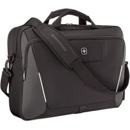 Wenger 653301 - Maletín Portátil XE Brief 17" (43,2cm) con Bolsillo para Tablet, Negro, de PET - 25L