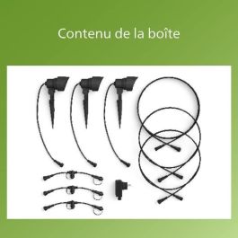 Pack de 3 focos de exterior PHILIPS GardenLink, 24W, 2700K, IP44 Pack de 3 focos de exterior PHILIPS GardenLink, 24W, 2700K, IP44