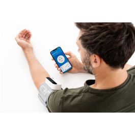 Tensiómetro de Brazo Beurer Bluetooth® con Brazalete Integrado - Mide Presión Arterial y Pulso, Conexión App HealthManager pro Tensiómetro de Brazo Beurer Bluetooth® con Brazalete Integrado - Mide Presión Arterial y Pulso, Conexión App HealthManager pro
