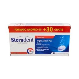 Steradent 3X2 Triple Ac Plus 60+30 Tab Precio: 33.4999995. SKU: B134KDWLLF