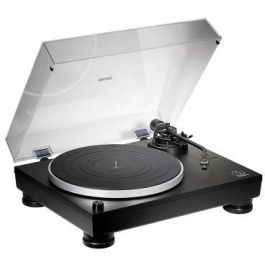 Audio-Technica AT-LP5X Tocadiscos de tracción directa Manual Negro con Salida USB y Previo MM/MC