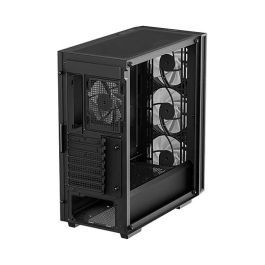 Deepcool MATREXX 55 Mesh V4 C Midi Tower Schwarz Negro ATX, Micro ATX, Mini-ITX para Juego con Ventana Lateral y Panel de Vidrio Templado