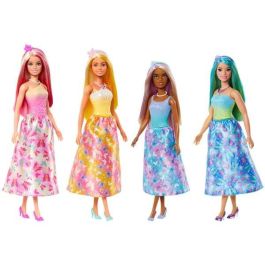 Mattel Barbie Muñeca Princesa con Falda Surtida