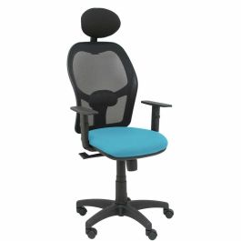 PIQUERAS Y CRESPO Silla Alocen malla negra asiento bali azul cielo brazos regulables cabecero fijo Precio: 204.49999944. SKU: S5703917