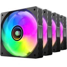 Pack 4 Ventiladores Mars Gaming MF-SI4KIT/ 12cm + HUB + Mando a Distancia/ ARGB Pack 4 Ventiladores Mars Gaming MF-SI4KIT/ 12cm + HUB + Mando a Distancia/ ARGB