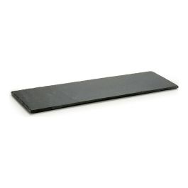 Kinvara Pizarra para Aperitivos, Entrantes y Presentación - Bandeja de Servicio Rectangular Negra de Pizarra 50 x 15 x 0.5 cm (12 Unidades)