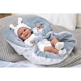 Muñeca elegance 35 cm babyto azul c/manta (muñeco de peso) Muñeca elegance 35 cm babyto azul c/manta (muñeco de peso)