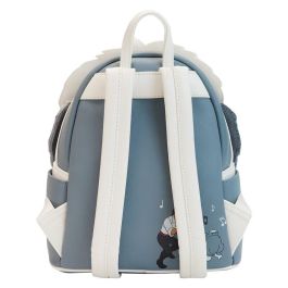 Loungefly Mochila Max La Sirenita Disney 26cm Piel Vegana. Con correas ajustables y detalles de apliques.