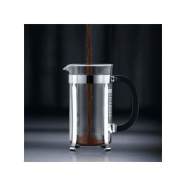 Bodum BOD0727015100043 Cafetera de pistón Chambord, 8 tazas, 1.0 L, acero inoxidable Bodum BOD0727015100043 Cafetera de pistón Chambord, 8 tazas, 1.0 L, acero inoxidable