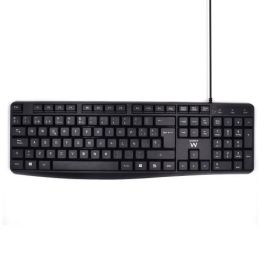 Teclado Ewent EW3001 Negro Qwerty Español