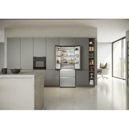 Frigorífico combinado Haier HFR5719EWMG 190 Plateado