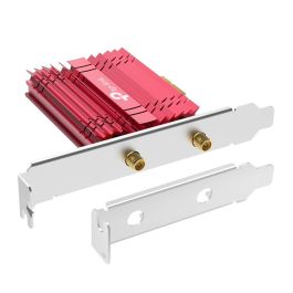 TP-Link Archer TXE75E Tarjeta de Red Inalámbrica Interna PCI Express Wi-Fi 6E 5400 Mbps Doble Banda con Bluetooth 5.2 para PC TP-Link Archer TXE75E Tarjeta de Red Inalámbrica Interna PCI Express Wi-Fi 6E 5400 Mbps Doble Banda con Bluetooth 5.2 para PC