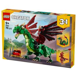 Lego Dragón Medieval 31161 Creator, Juego de Construcción, 3 Modelos en 1, Edad +9 Años