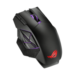 Asus ROG Spatha X Ratón Gaming Inalámbrico+Cable USB 19000 DPI 12 Botones RGB Negro 90MP0220-BMUA00