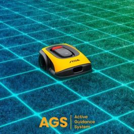 Stiga STI1727828585408 Robot Cortacésped Autónomo A500 para Superficies hasta 500m², con Tecnología GPS y Pendientes del 45%