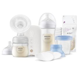Philips Avent PHI8720689008013 - Kit Extractor de Leche Eléctrico Recargable con Tecnología Natural Motion y diseño Simple